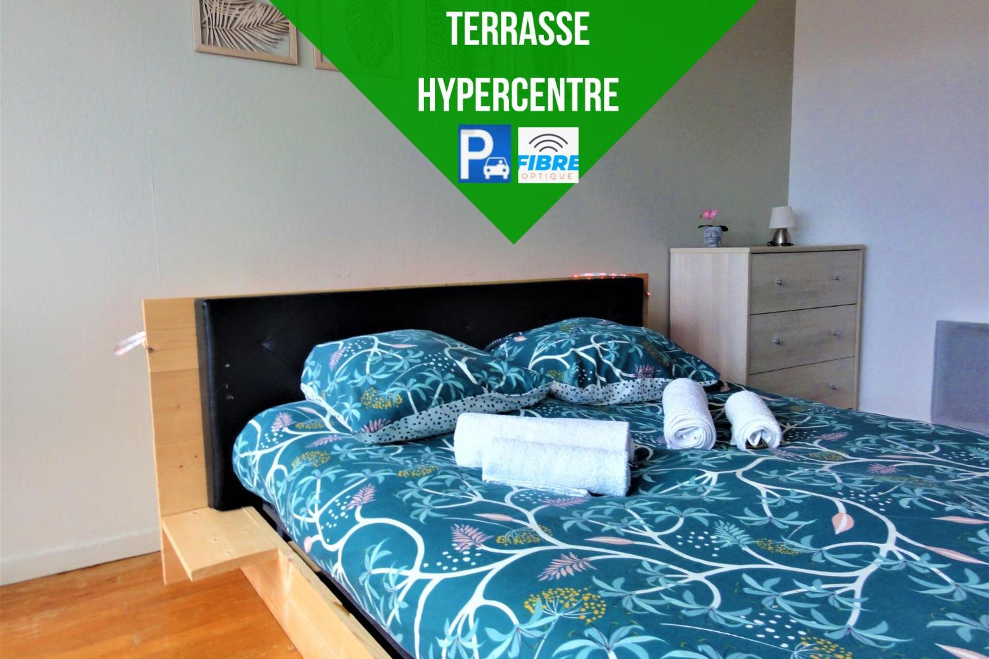 Апартаменты La Dolce Vita -T2 52M2- Dernier Etage- Terrasse-Parking-Wifi Fibre Тарб Экстерьер фото